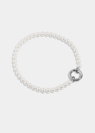 Pearl Charm Keeper Bracelet