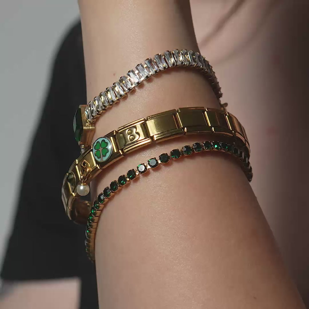 Charm Connector Italian Charm-gold model 