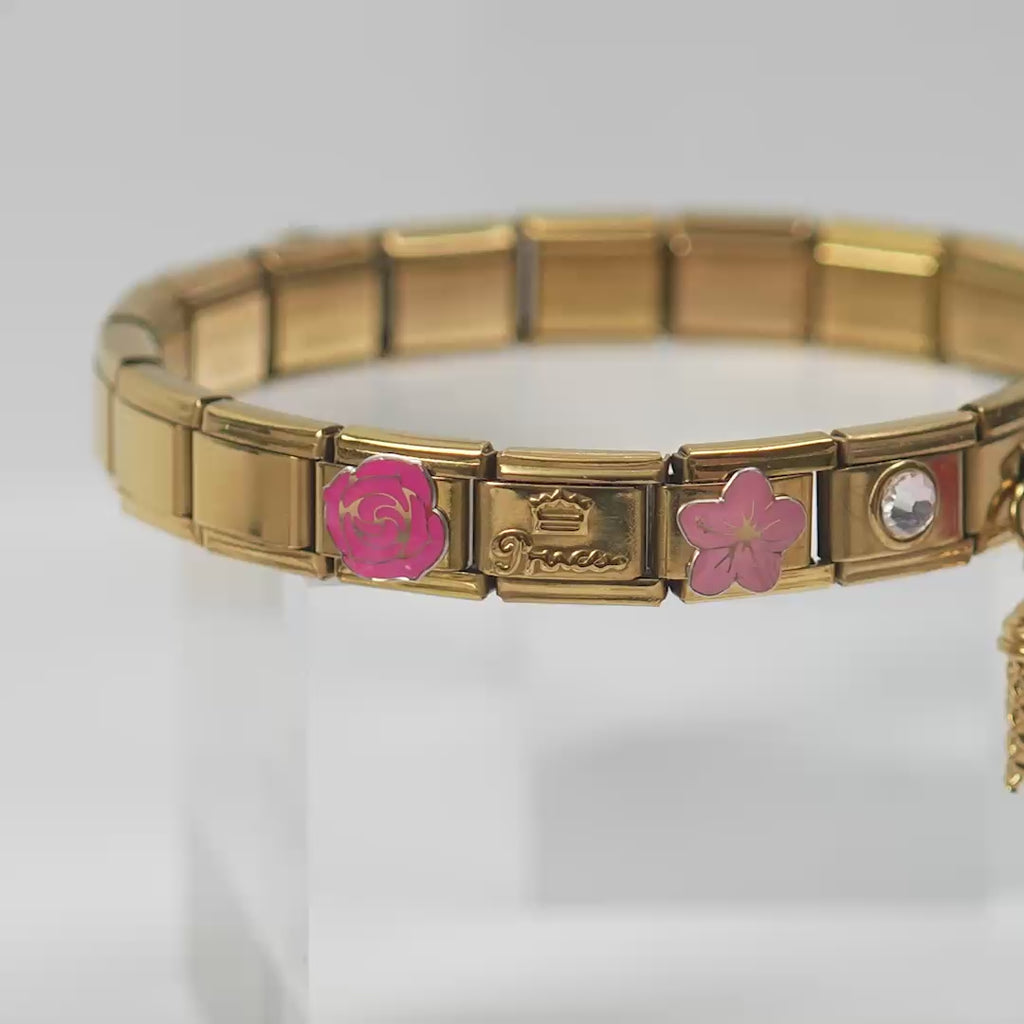 Gold Birthstone Italian Charm- Studio