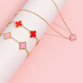 Lucky Clover Charm Bracelet