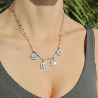 Silver Dolphin Epoxy Charm 