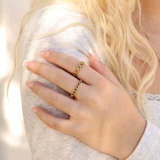 Sideways Heart Ring