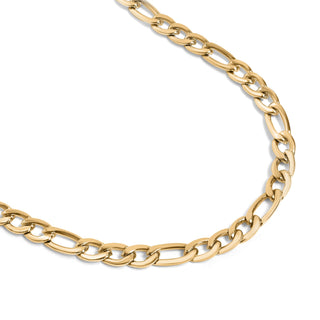 18K Gold Figaro Chain Necklace